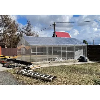 Отзыв от Владимир Синяев, 30.03.2026 о Теплица Дворцовая Премиум 4м 